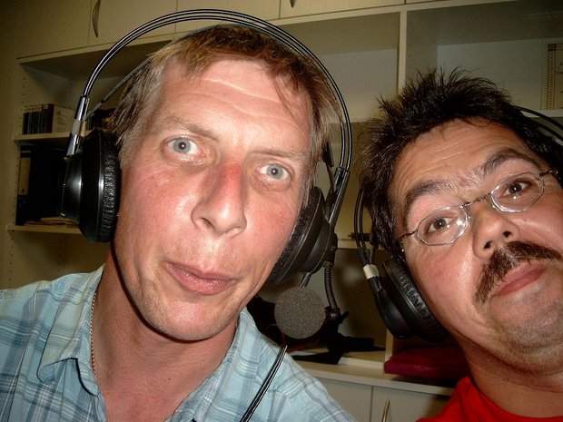 Volker Jordan und Ralf Grote werden "radio-aktiv" Foto: Volker Jordan und Ralf Grote werden "radio-aktiv"
